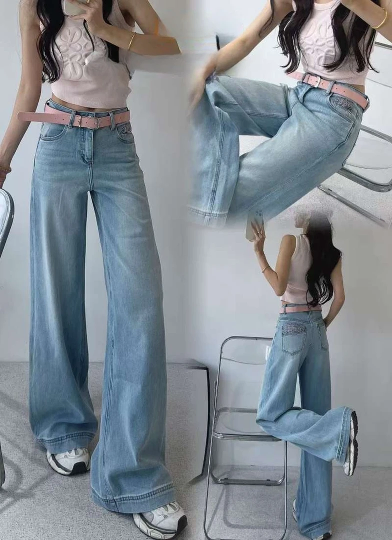 高腰显瘦牛仔裤休闲春季百搭单品