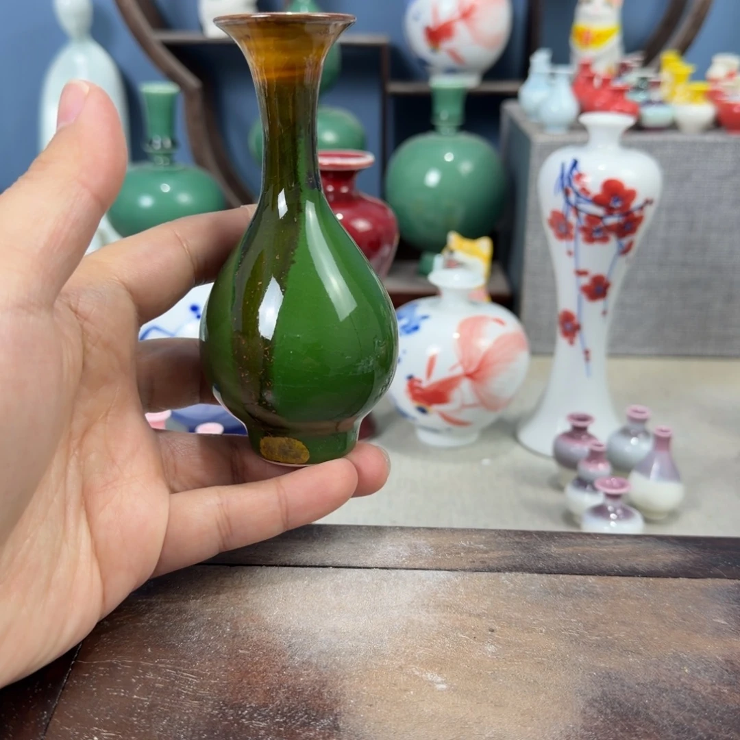 陶瓷手工小花器摆件