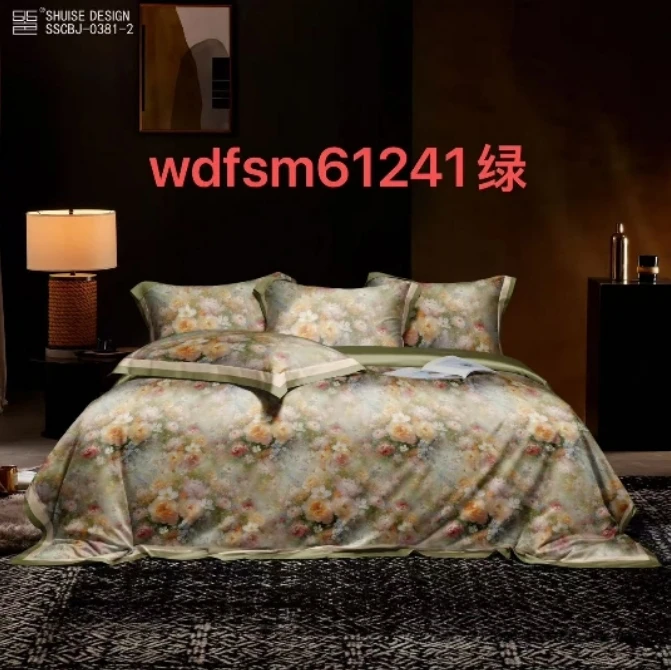 B6044唐锦100s （50*50双股）纯棉活性数码印花床单维罗纳 230*250