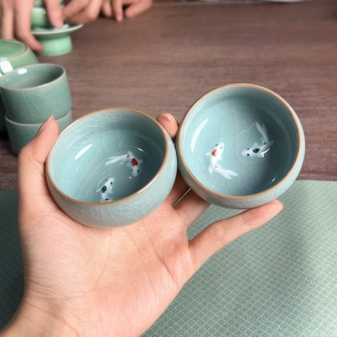 云间青瓷小米茶器