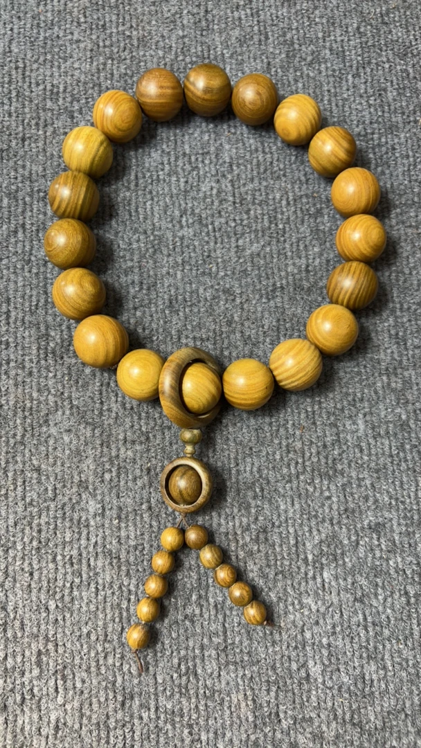 绿檀2.8/19颗木质手持