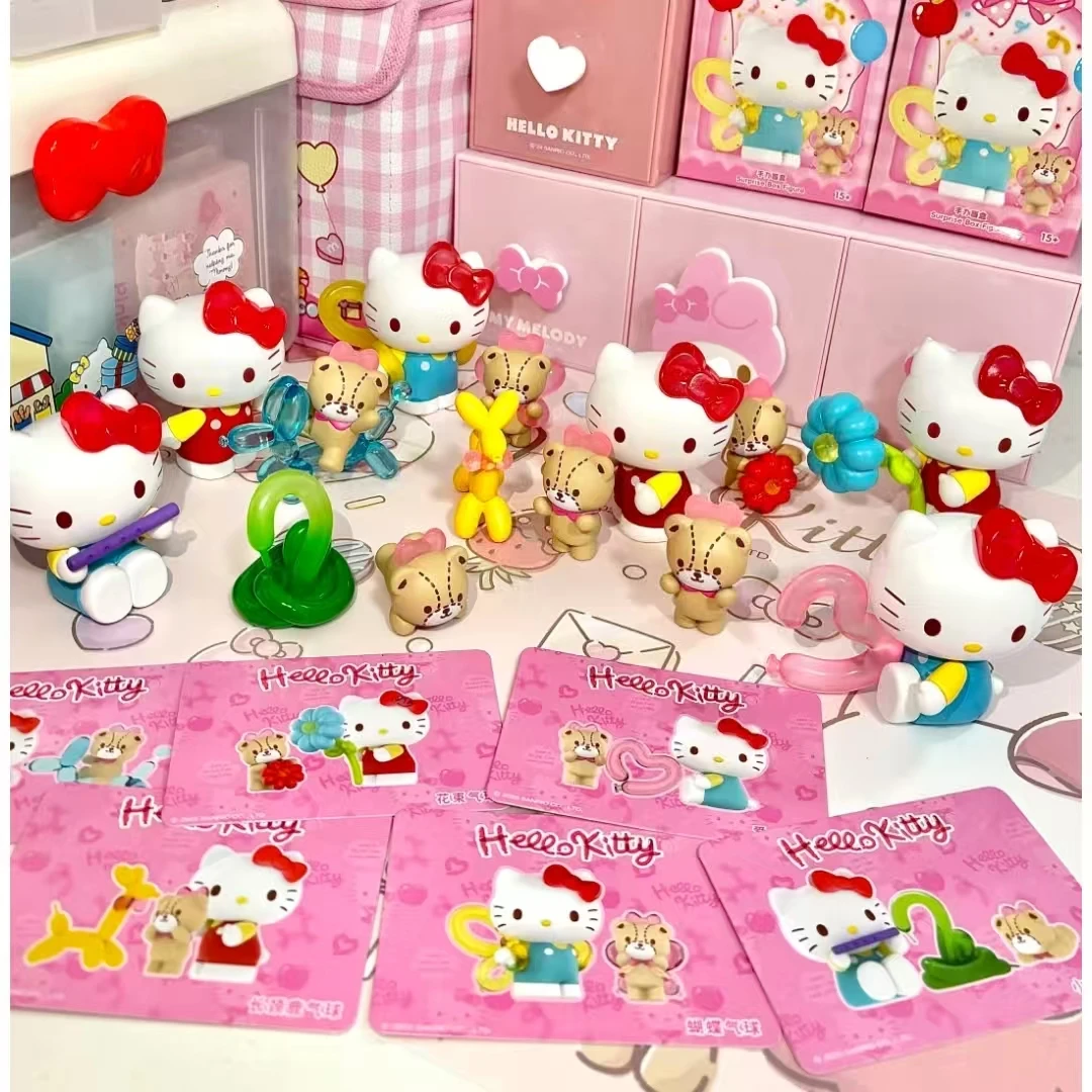 名创优品HelloKitty气球庆典系列手办盲盒创意可爱凯蒂猫潮玩摆件