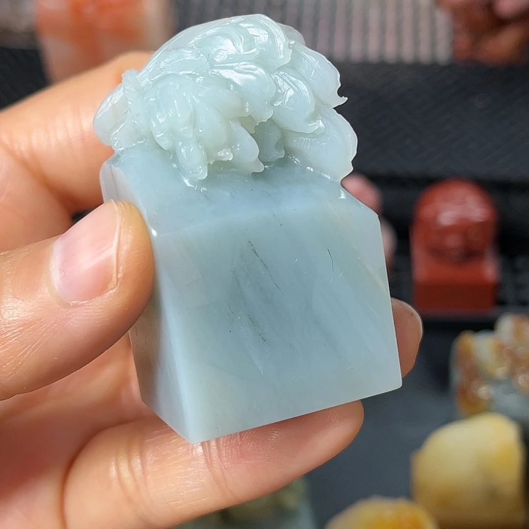 寿山石印石你要吃好睡暖和