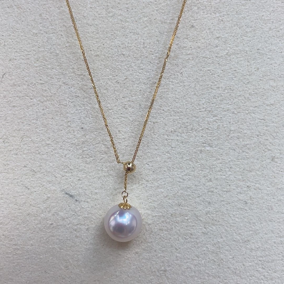 海水珍珠18K金镶嵌颈饰