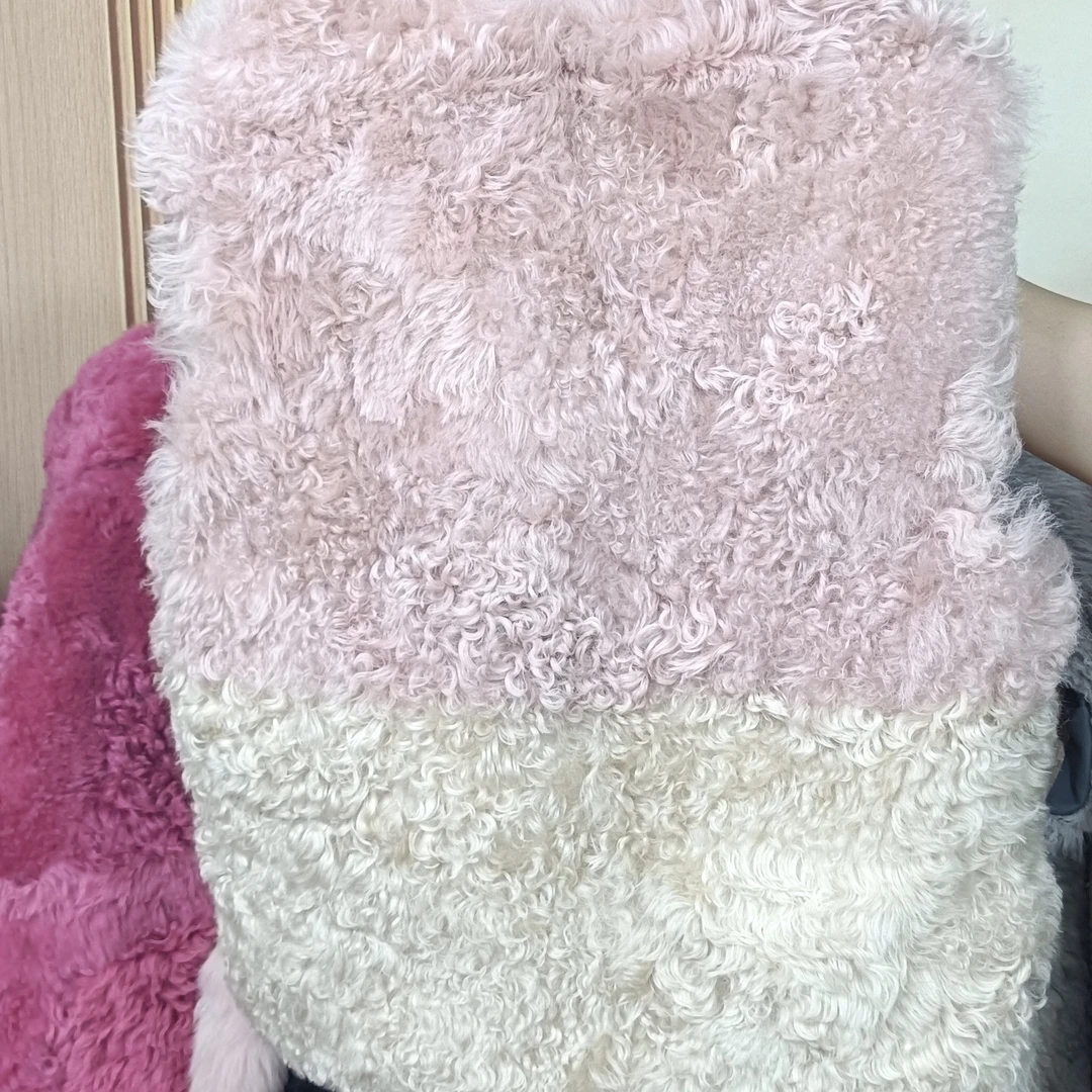 马甲，马甲！女士秋冬时尚休闲皮毛一体拼皮马甲！