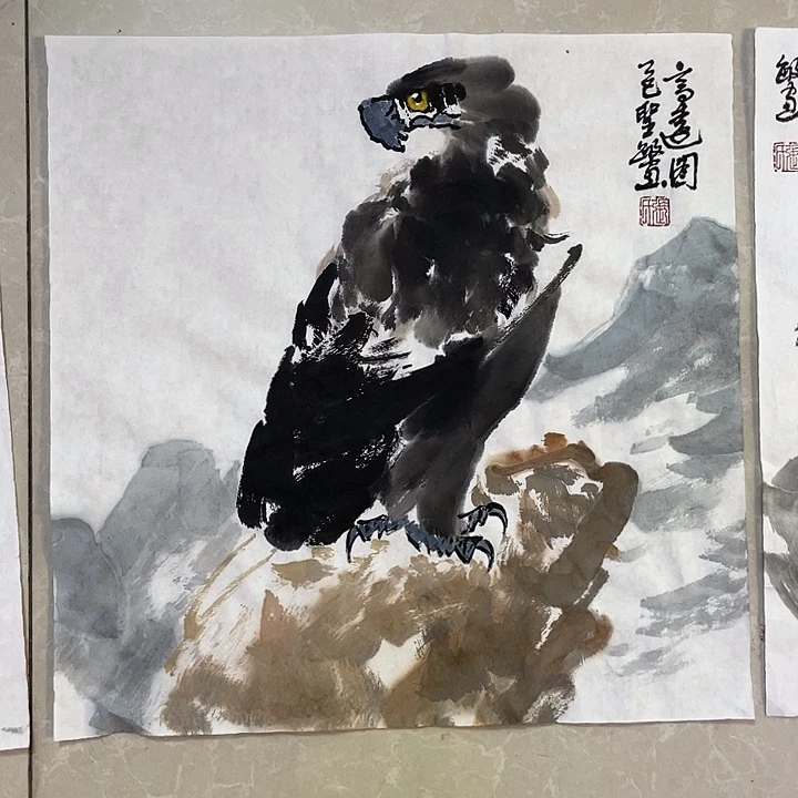 国画张圣敏先生纯手绘作品