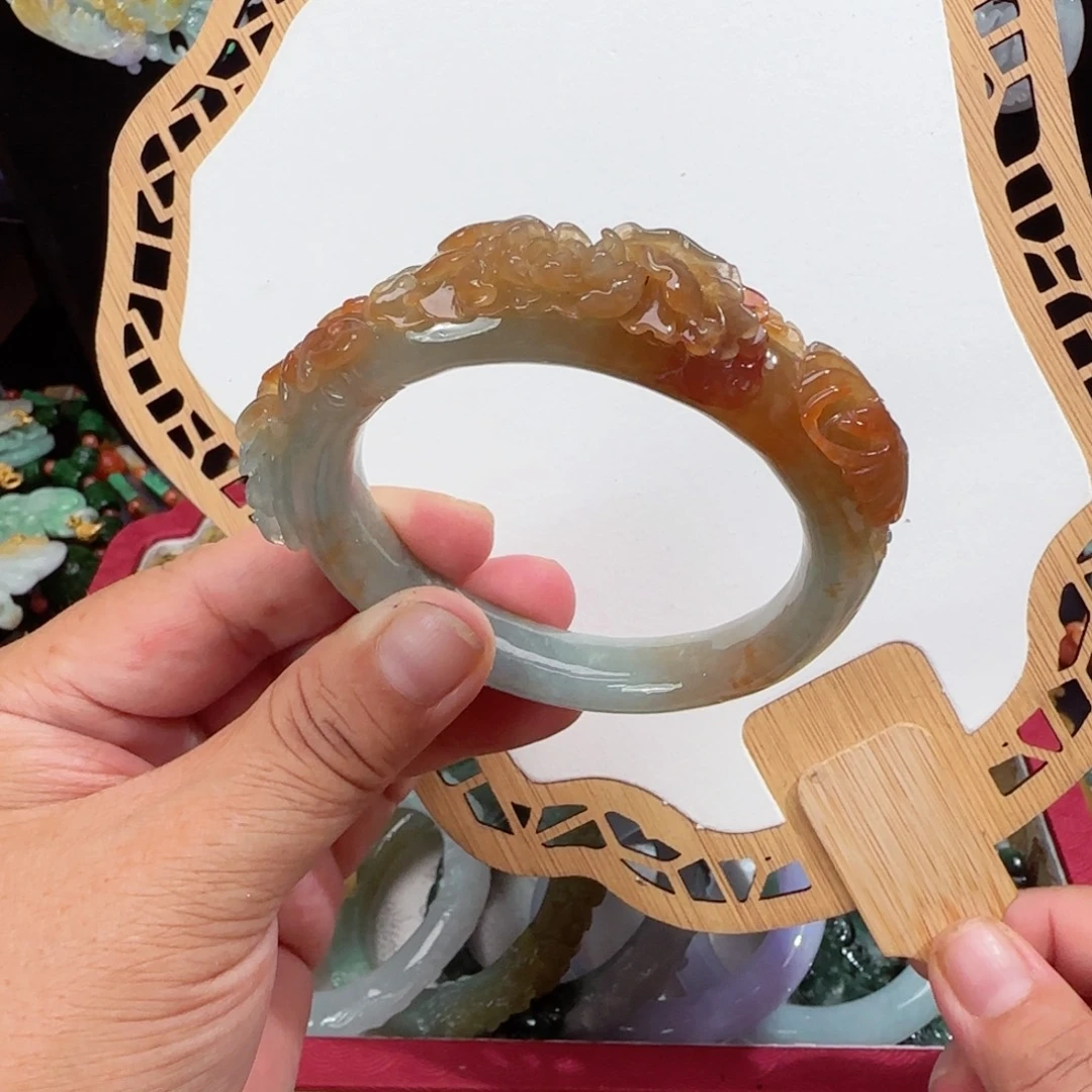 翡翠未镶嵌颈饰仿古58 59