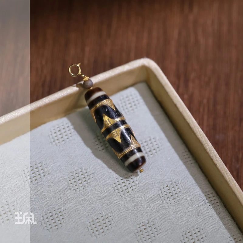 单坠/关关过|玛瑙*18K金镶嵌QXB24120826多样性发其一