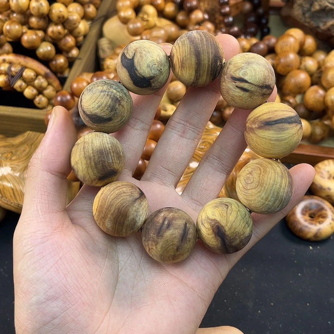 手串/手链柏木（崖柏）25碳化瑕疵