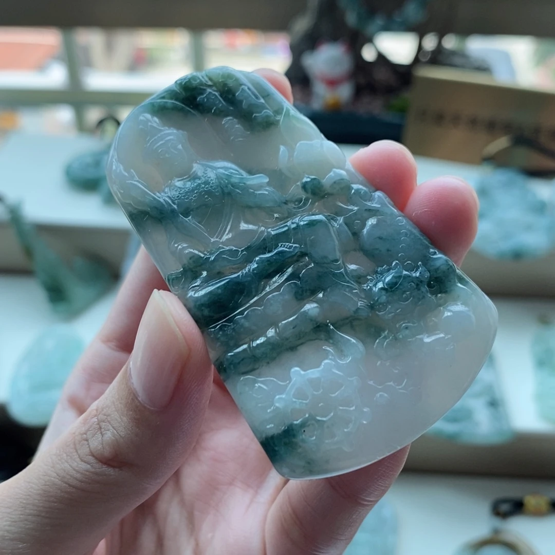 【闪购商品】颈饰未镶嵌翡翠天然缅甸A货翡翠