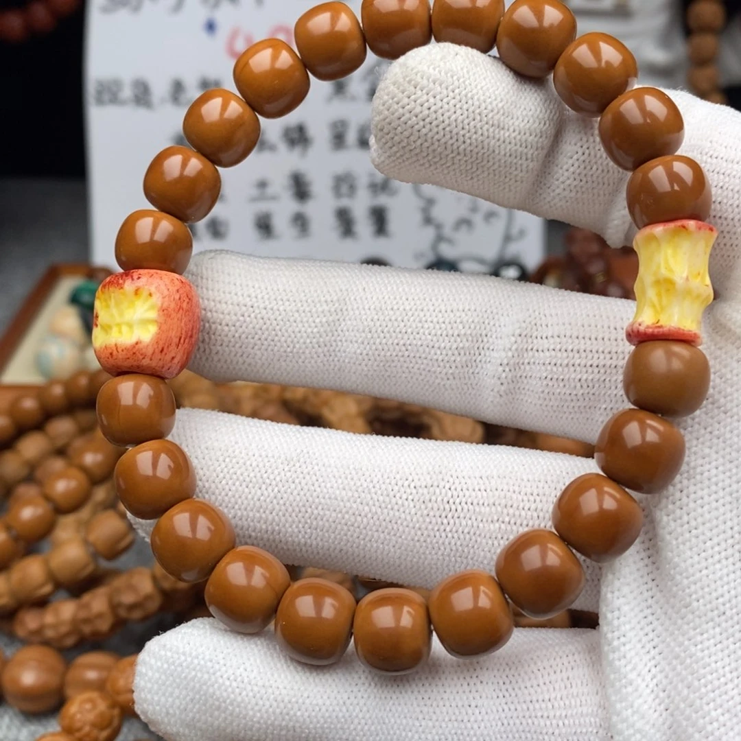 文玩核桃手串苹果老型