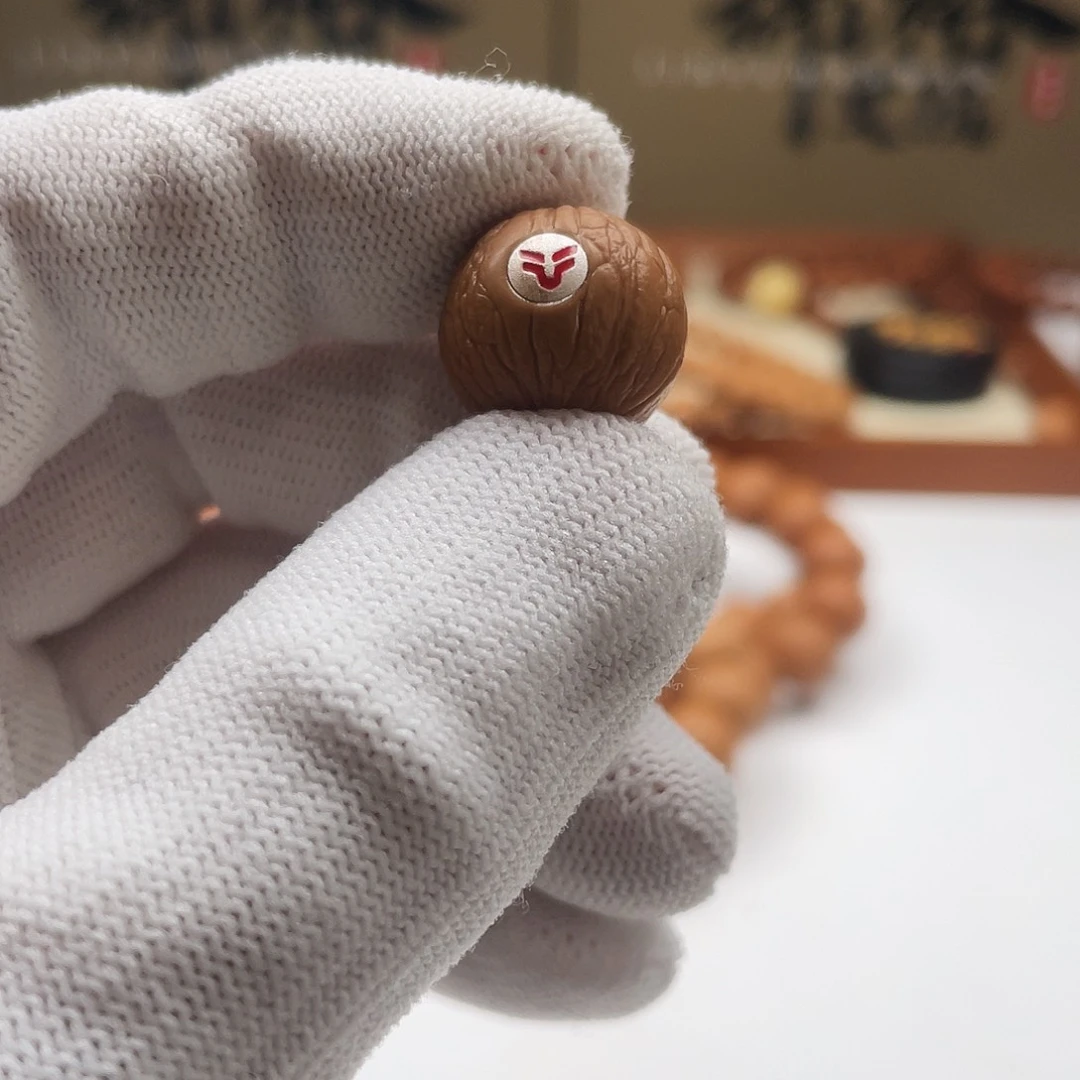 猴头核桃手串浮*。聚宝盆银标单籽