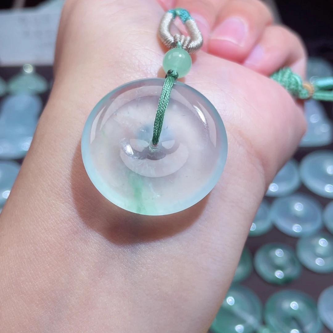 颈饰未镶嵌翡翠扣子