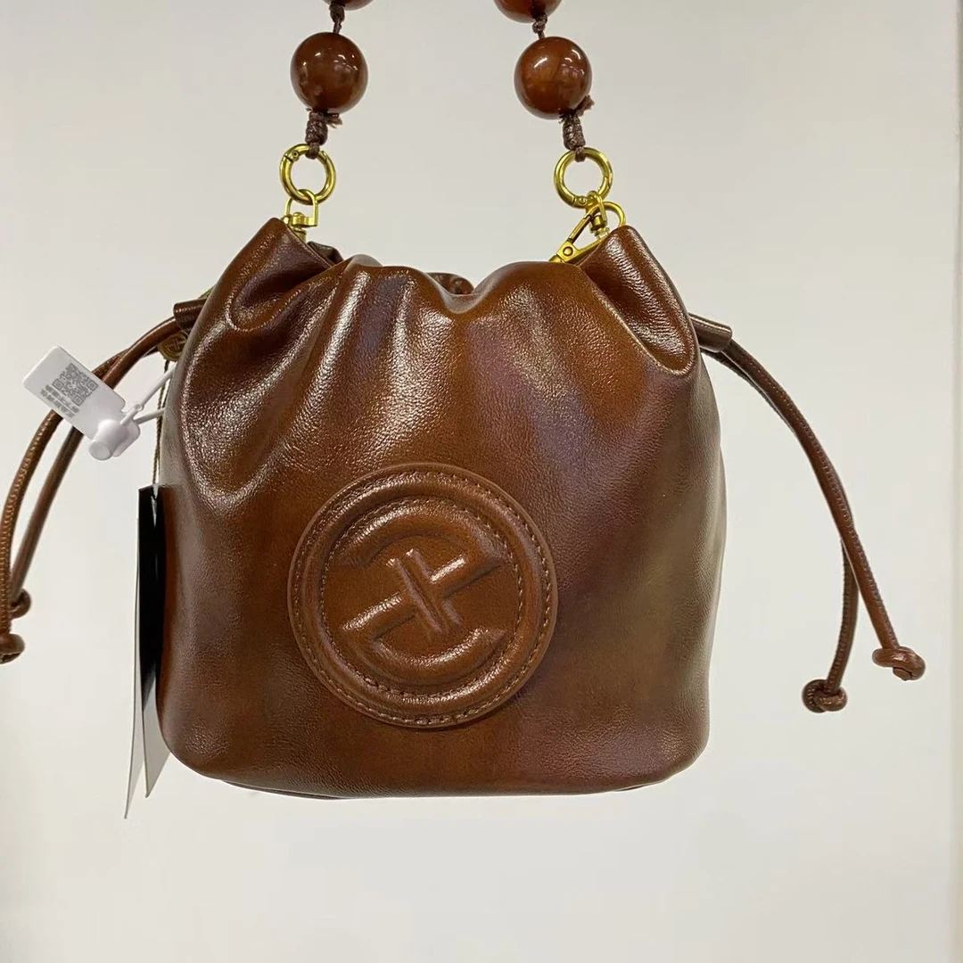 水桶包单肩包2024新款休闲百搭潮流斜挎手提包