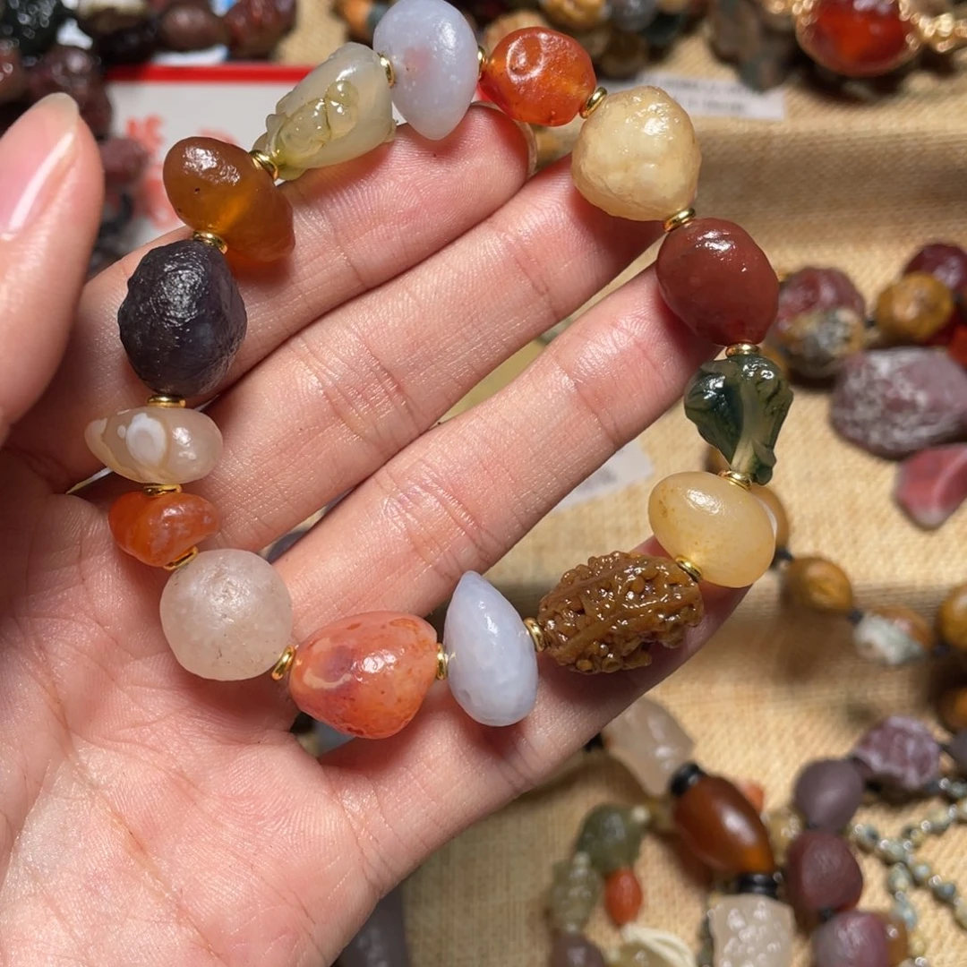 玛瑙/玉髓手链未镶嵌