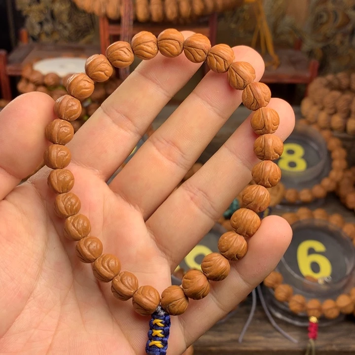 桃核吊坠花***默10树王水晶