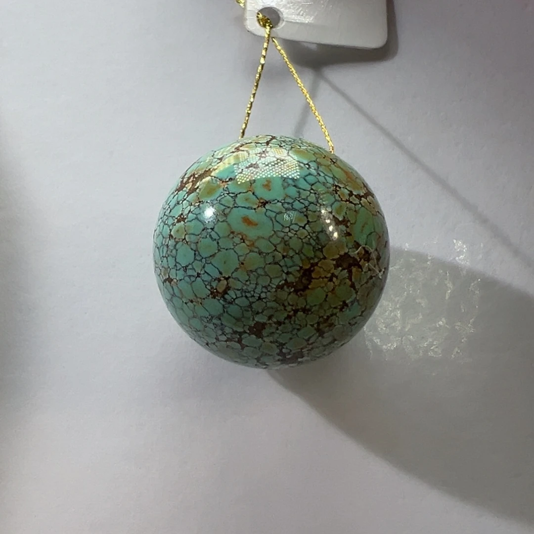 绿松石未镶嵌挂件19.3