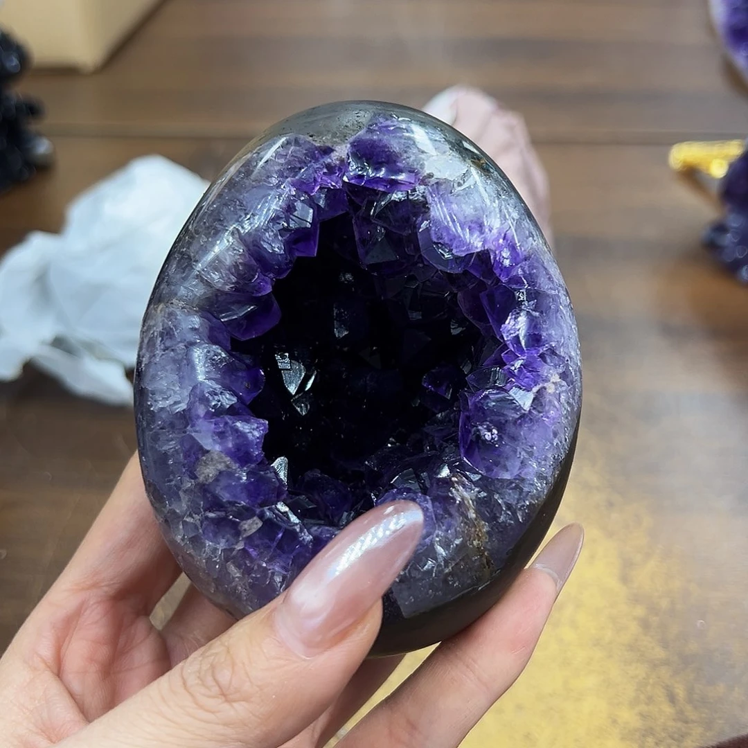 紫晶摆件未镶嵌晶体