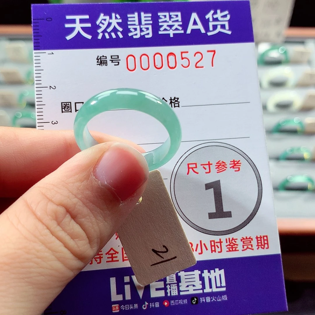 翡翠戒指未镶嵌21号