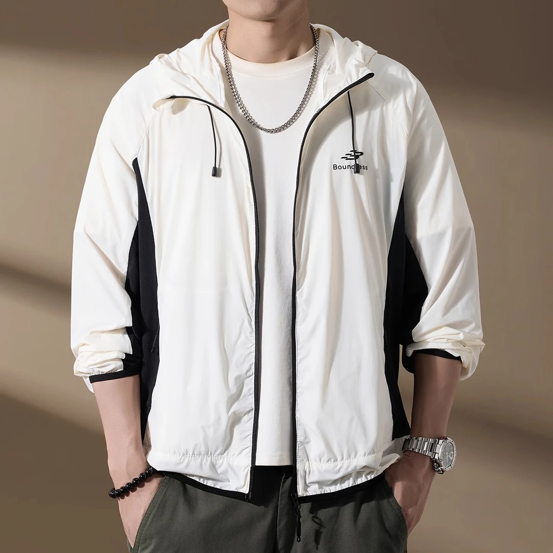 Leekody高端夏季轻薄UPF50+防晒服男透气防紫外线休闲宽松外套