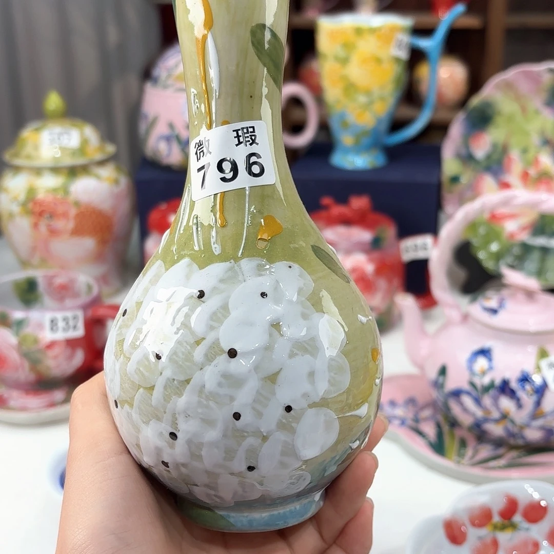 景德镇手绘高温釉下彩陶瓷茶具