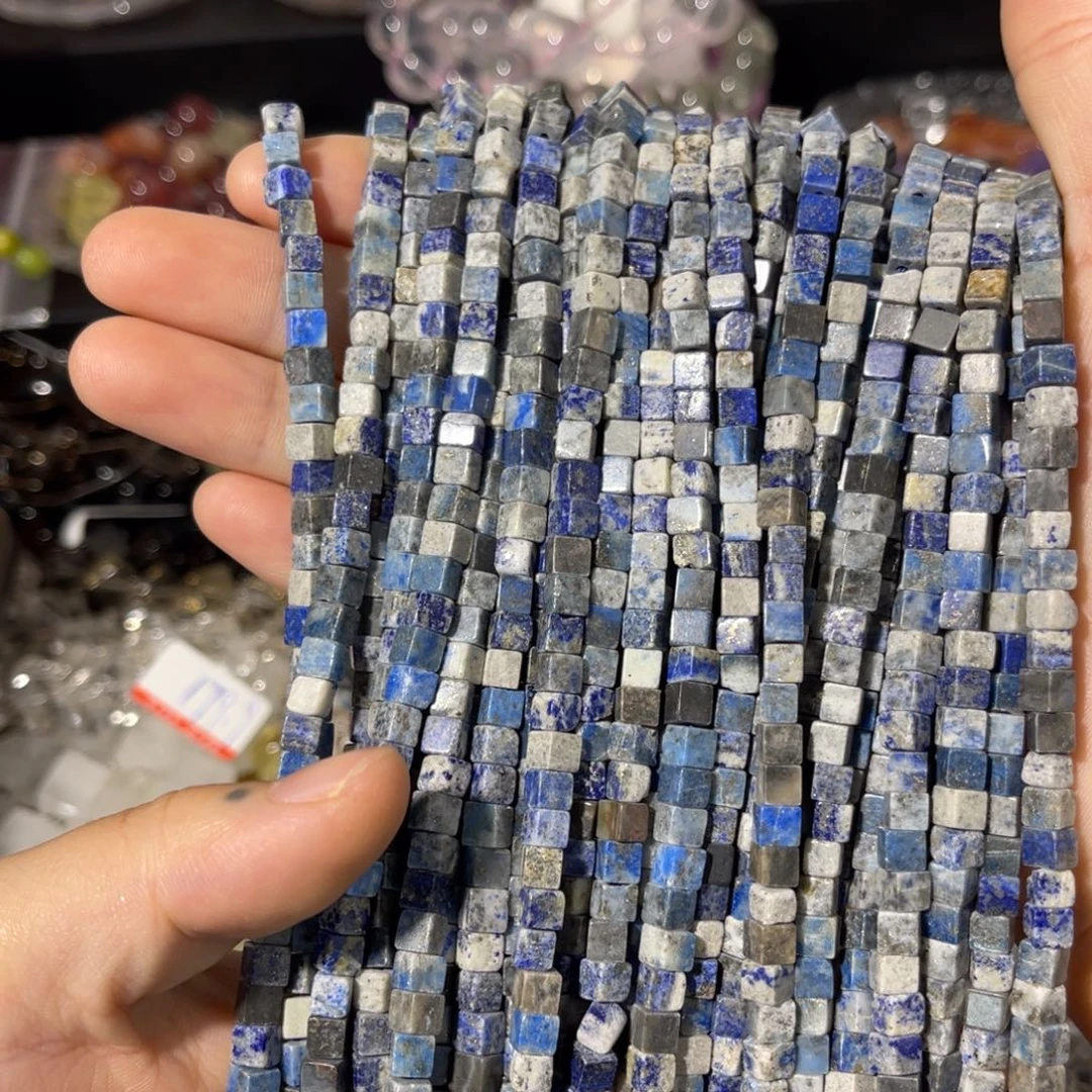 玛瑙/玉髓散珠天然青金石方糖