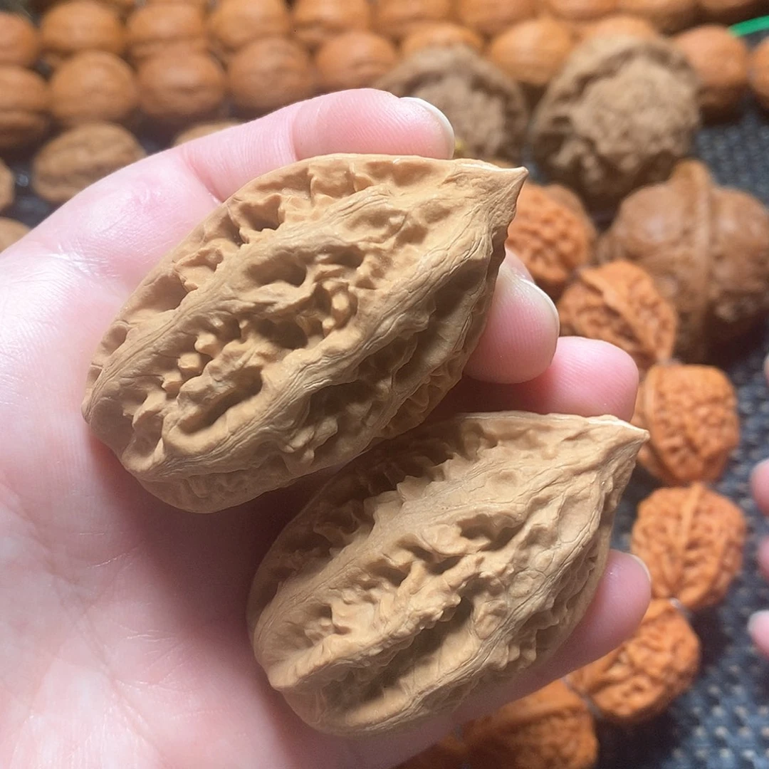 文玩核桃手串柳叶粗筋手捻