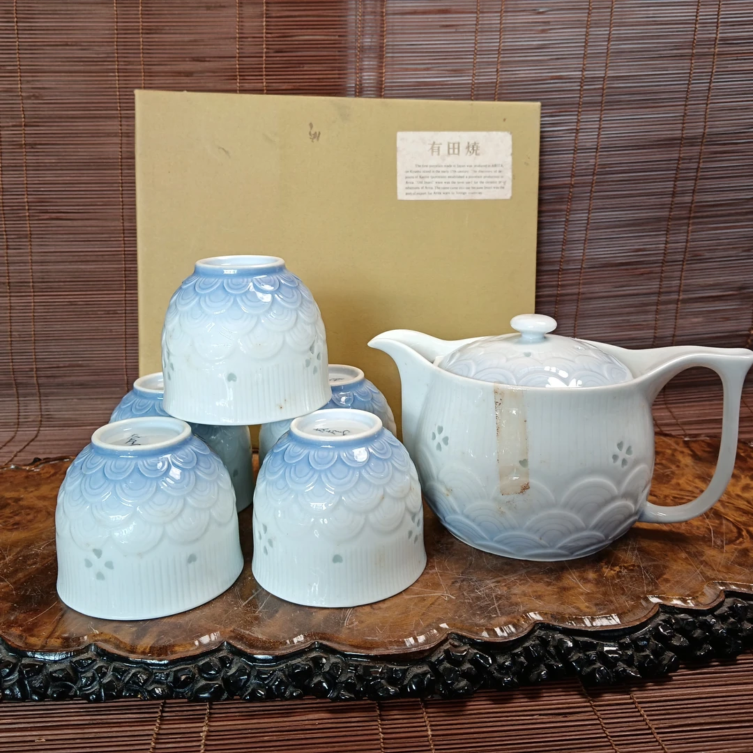 密胺瓷有田烧一壶五杯套组茶杯