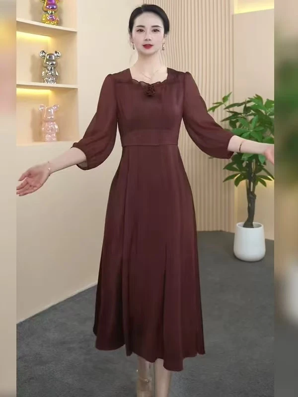 【Y3603】时尚气质连衣裙春夏新款