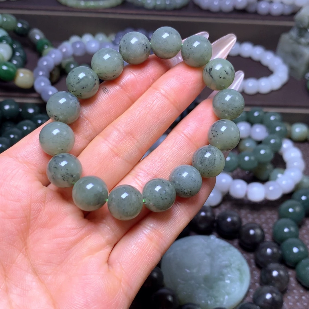 和田玉未镶嵌手串卡12