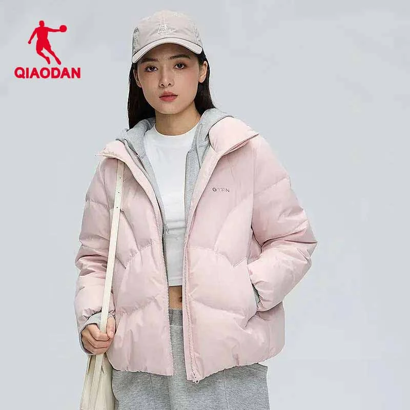 乔丹羽绒服女网红冬季新款防风防寒防泼水户外保暖舒适休闲外套