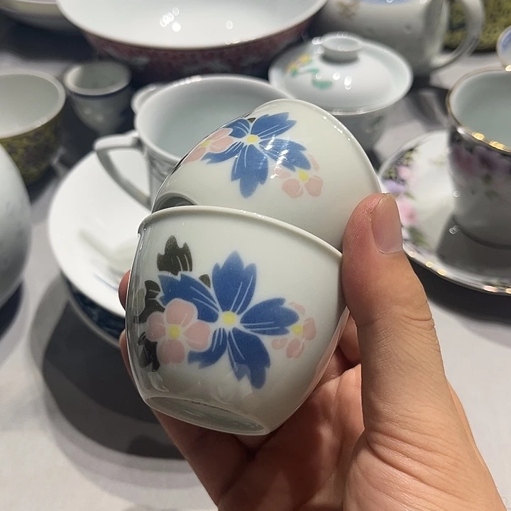 景德镇陶瓷2个杯子