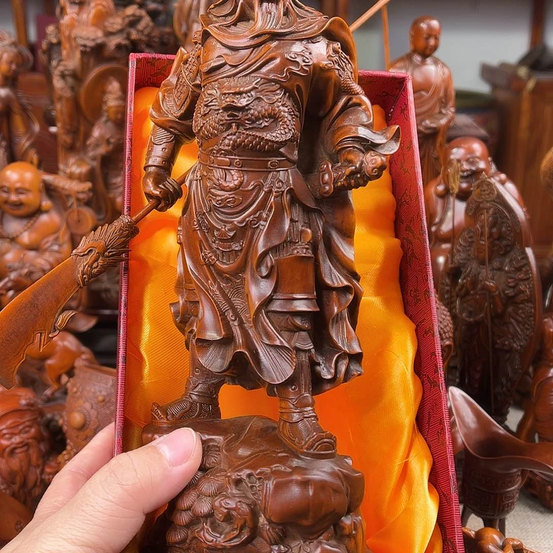 黄杨木黄杨木雕刻高度23厘米 宽度10厘米