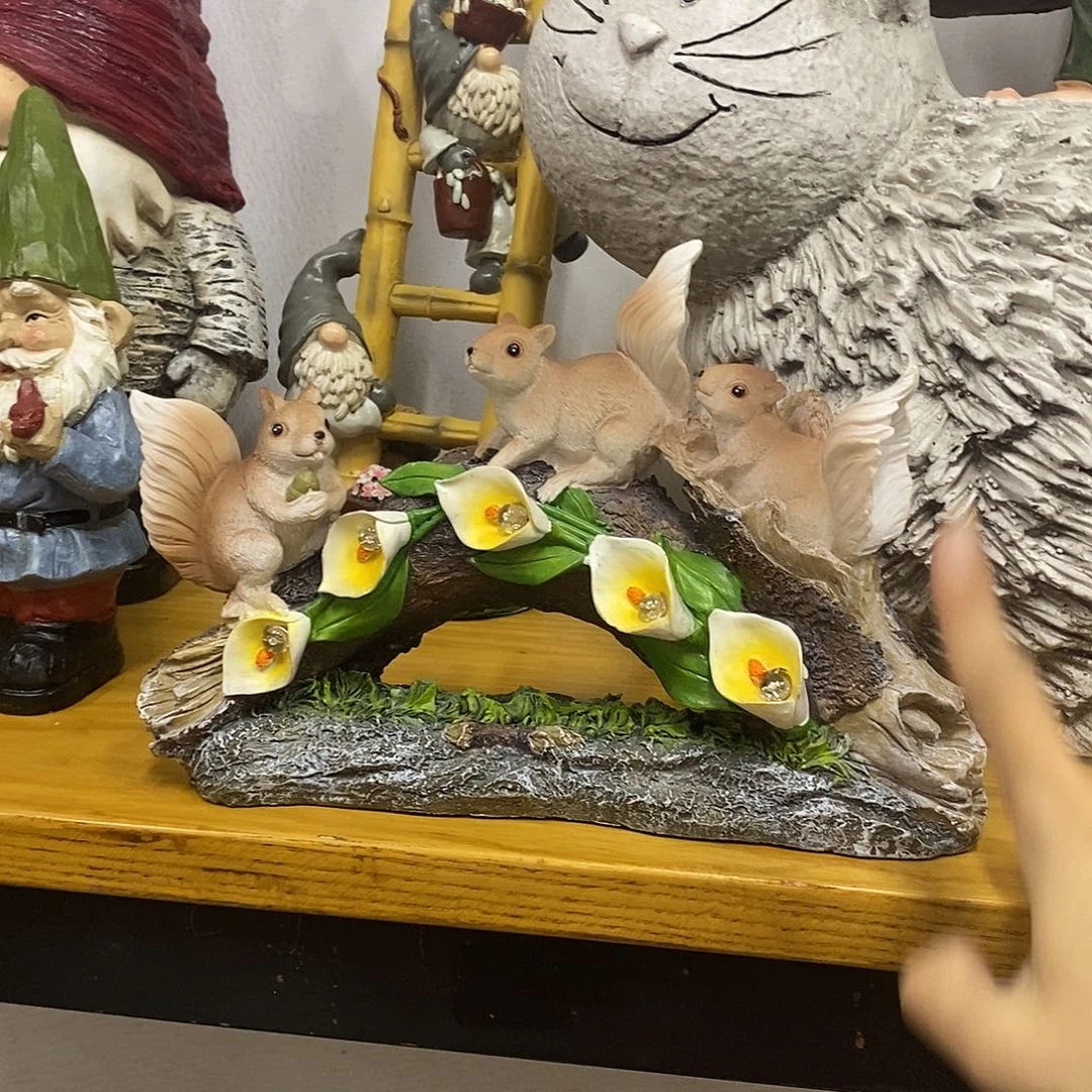 庭院摆件庭院摆件，灯不保亮