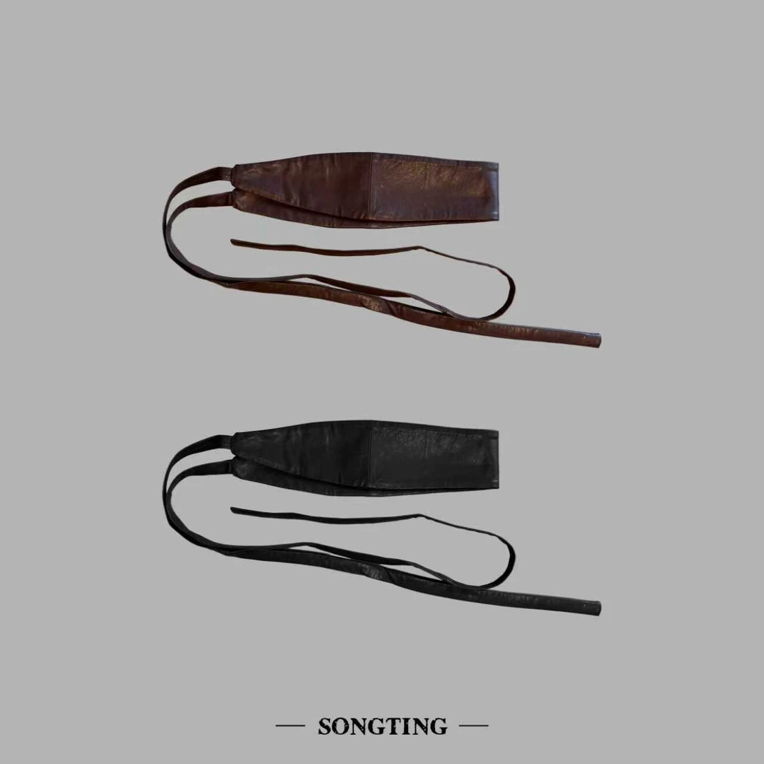 SONG TING｜手工坊系列羊皮绑带腰封腰带