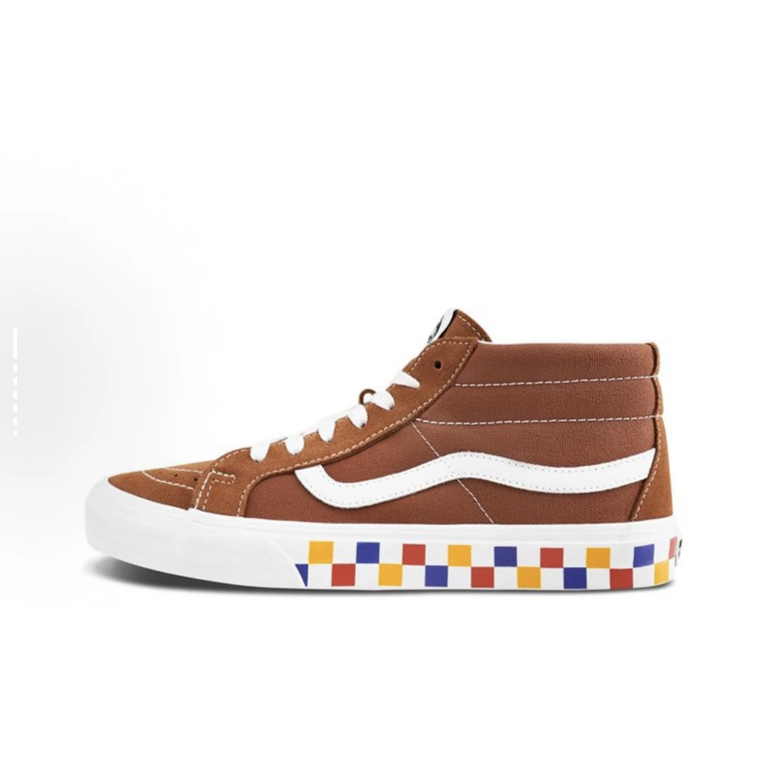 【A38I】Vans sk8舒适百搭橙色轻便透气高帮帆布板鞋VN0A391F2BM