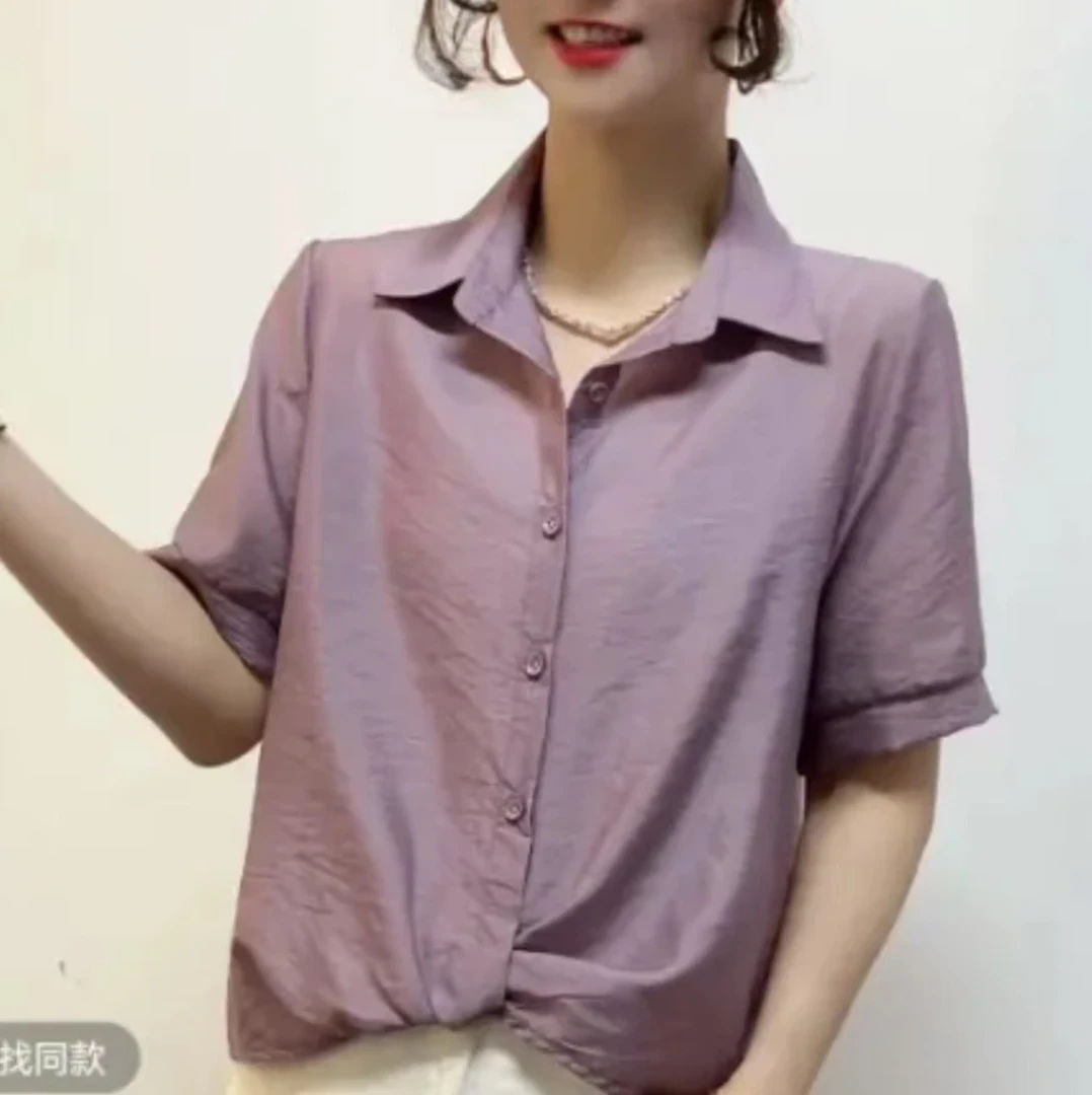 2025气质宽松设计感衬衫洋气显瘦休闲洋气百搭优雅大气时尚929