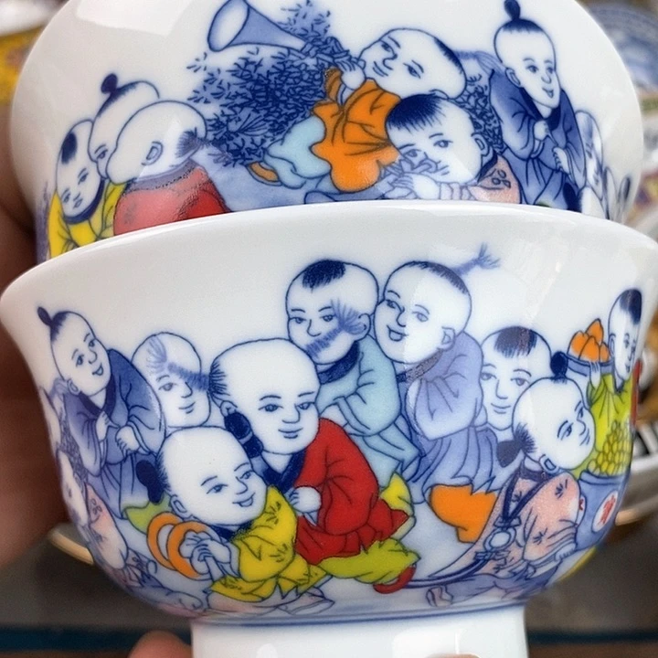 景德镇陶瓷藏式茶碗