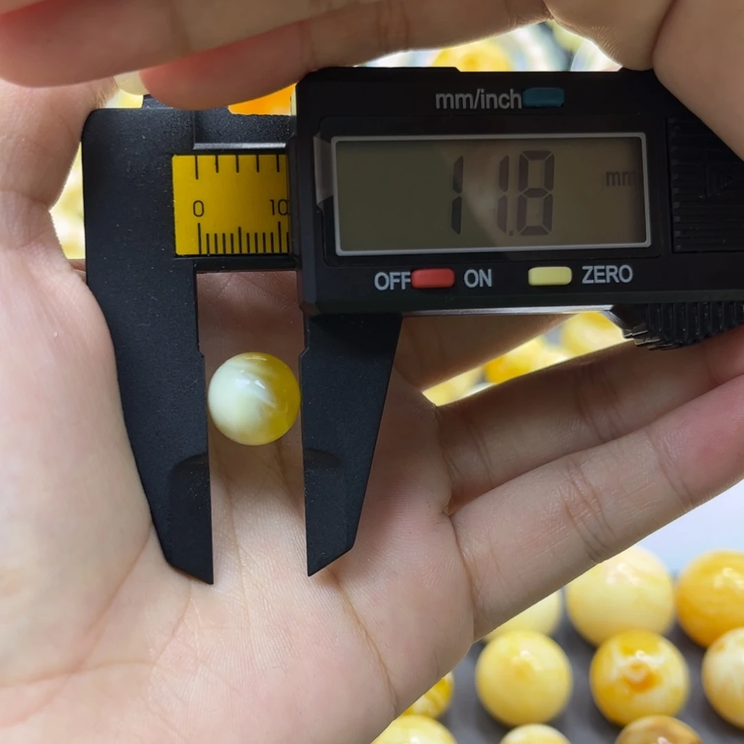 琥珀未镶嵌手串单珠圆珠今日特价