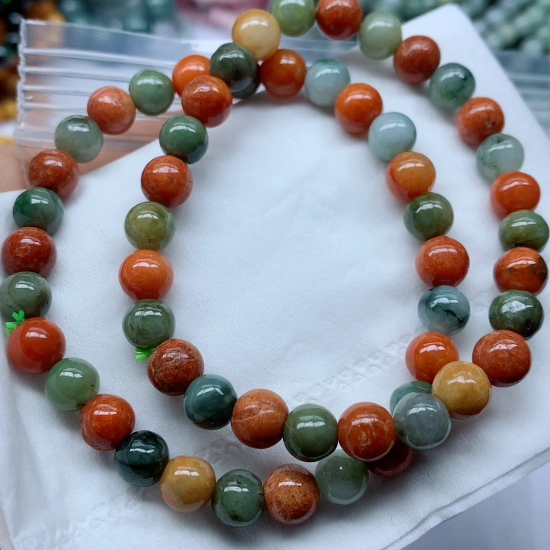 翡翠颈饰未镶嵌手串