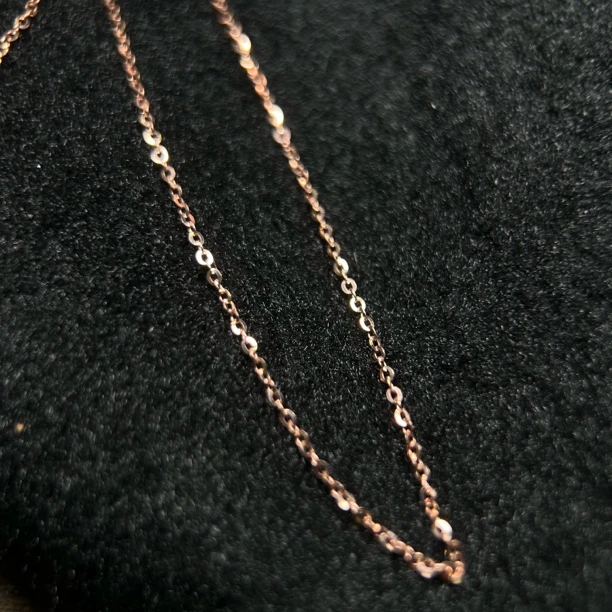 【广潮金钻】金750项链 1.16 素链