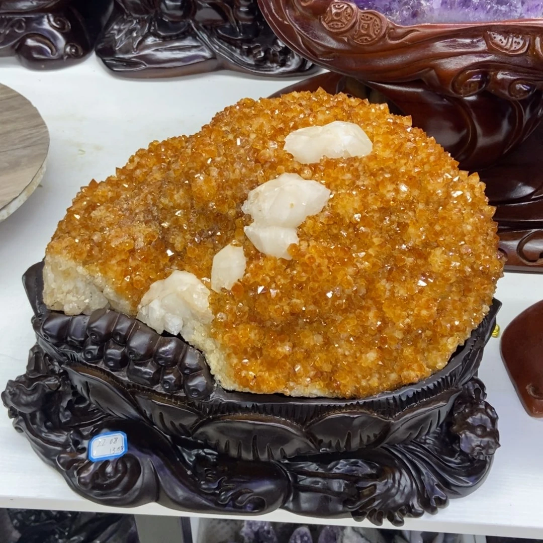 紫晶未镶嵌大型摆件（非配饰）琪