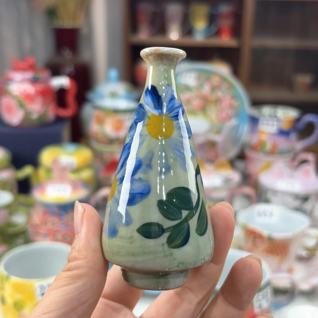 景德镇手绘高温釉下彩陶瓷茶具