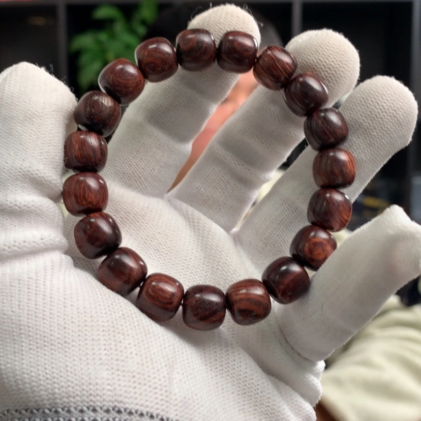 【闪购商品】黄花梨/降香黄檀手串/手链C****r10.5/11mm紫油梨沉水