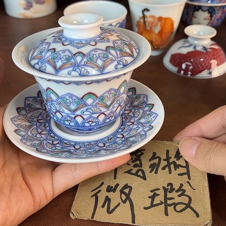 至***在瓷片景德镇全手工手绘陶瓷