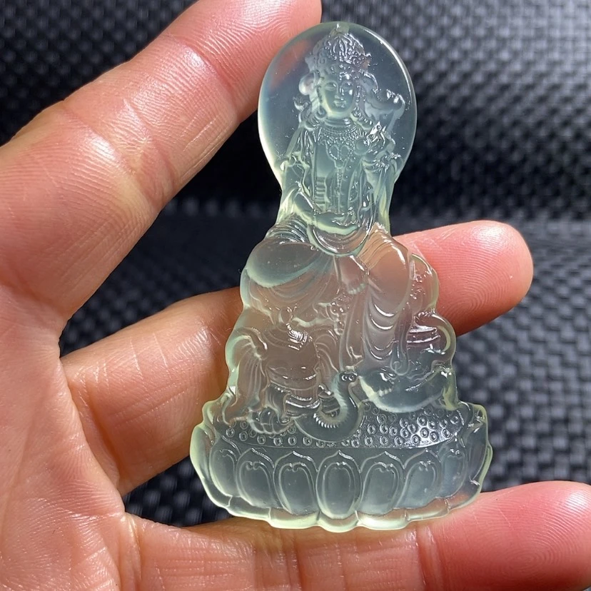 【闪购商品】蛇纹石玉颈饰未镶嵌穿**空