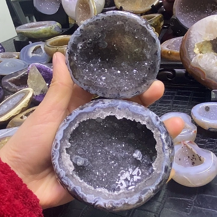 水晶珠宝半成品未镶嵌聚宝盆