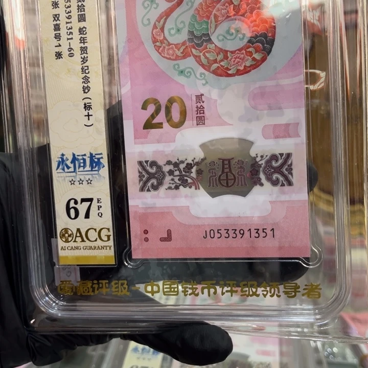 塑料蛇钞无47标十053391351