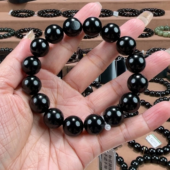 毒***女和田玉未镶嵌手链14