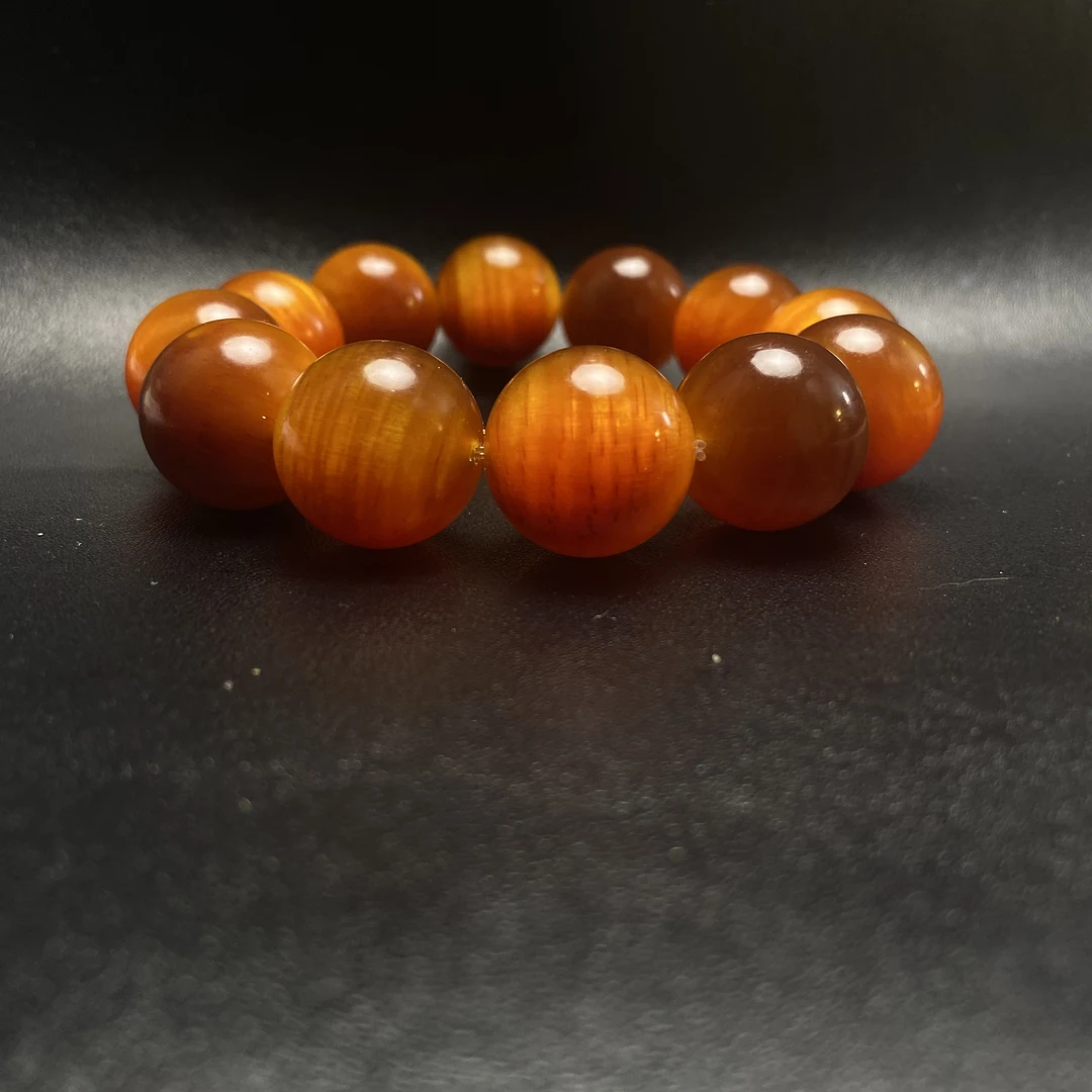 琥珀木2.1单圈松明子手串